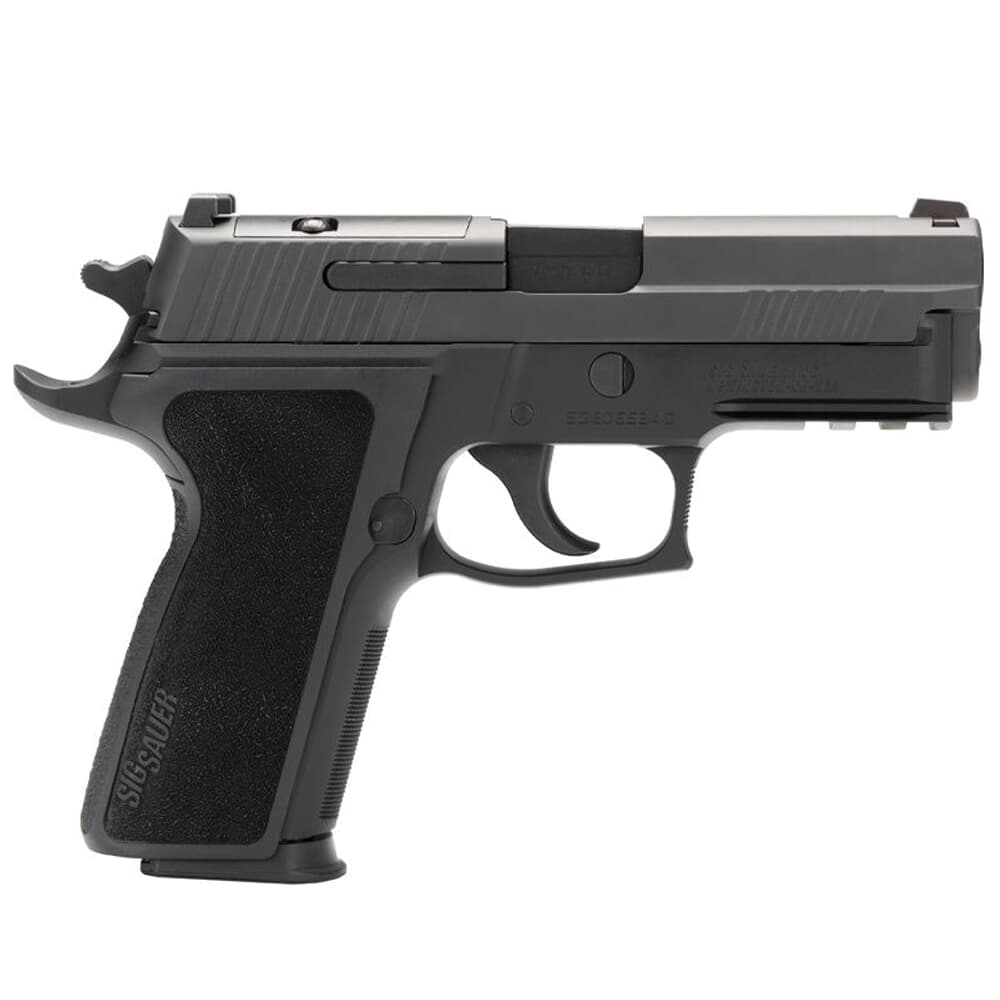 Sig Sauer P229 Elite Compact 9mm 3.9&quot; Bbl Optics Ready Black DA/SA Pistol w/(2) 10rd Steel Mags, E2 Grip &amp; SIGLITE 229R-9-BSE-R2