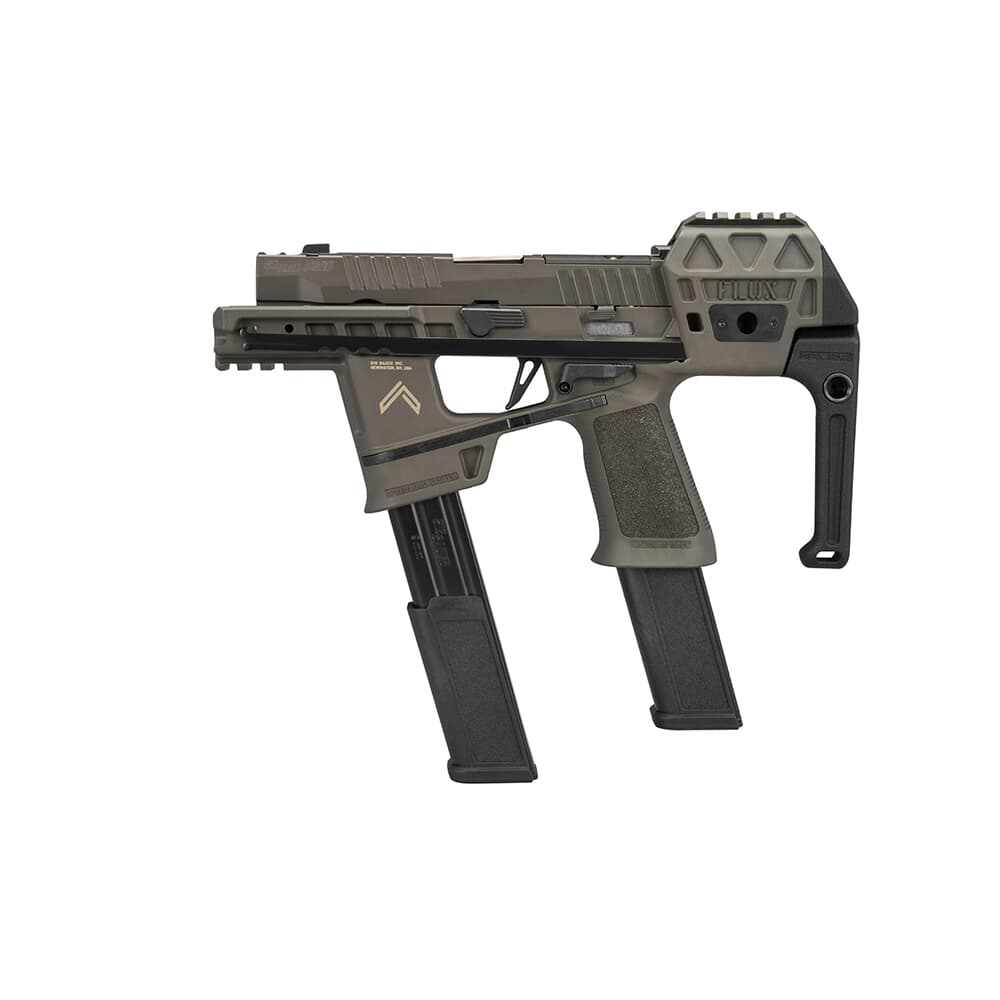Sig Sauer P320 FLUX Legion 9mm 3.9" Bbl Optics Ready Gray Pistol w/Rapid Deploy Stabilizing Brace, (2) 30rd Steel Mags, & XRAY3 320FLUX-9-LEGION