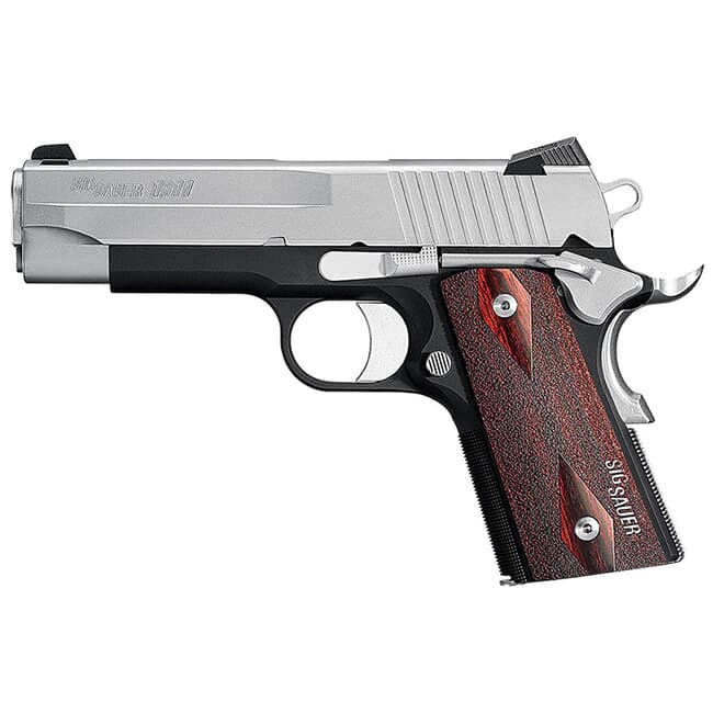 C3, Alloy Frame, Two-Tone Finish, Low Profile Contrast Sights, Wood Grips 1911CO-45-T-C3