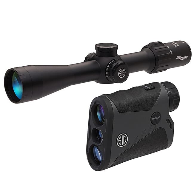 SIG Sauer BDX Combo Kit, Kilo1400BDX LRF and Sierra3BDX Rifle Scope 3.5-10x42mm SOK14BDX01