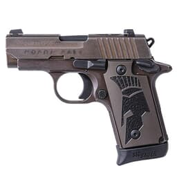 Sig Sauer P238, 380 ACP, 2.7in, Spartan II, Distressed Coyote, Sao, Siglite, Spartanii Grip, (1) 7rd Steel Mag Pistol 238-380-SPARTANII