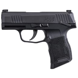 Sig Sauer P365, 9mm, 3.1in, Nitron, Blk, Striker, X-Ray 3, Polymer Grip, (2) 10rd Steel Mag, Manual Safety Pistol 365-9-BXR3-MS