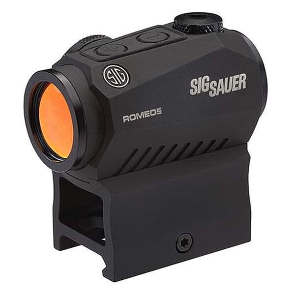 Sig Sauer ROMEO5 Compact Red Dot Sight 1X20MM, 2 MOA Dot, 1/2 MOA Adjustments, M1913 Rail Mount BLACK SOR52001