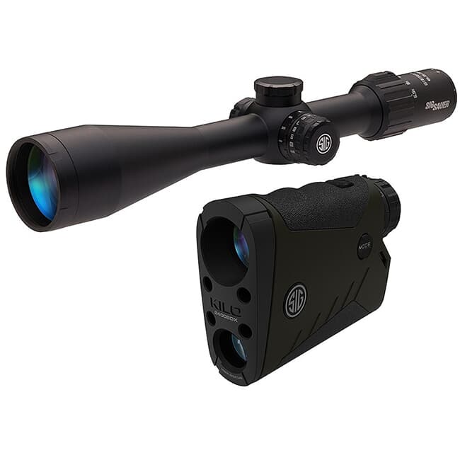SIG Sauer BDX Combo Kit, Kilo2400BDX LRF and Sierra3BDX Rifle Scope 6.5-20x52mm SOK24BDX01