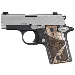 BLACKWOOD, Two-Tone, SLITE Night Sights, Blackwood Grips 238-380-BG