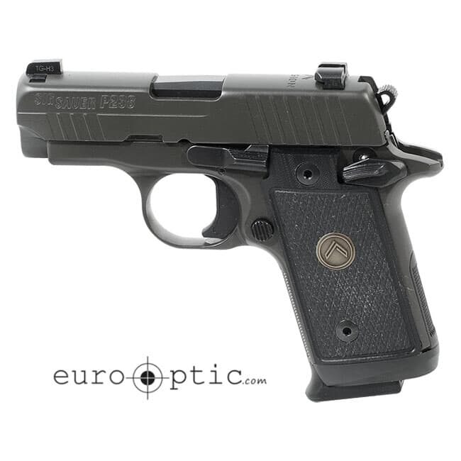 Sig Sauer P238 380 Auto 5.5" Legion Gray DA/SA Pistol X-Ray 3 Black G-10 Grip (3) 7rd Steel Mag 238-380-LEGION