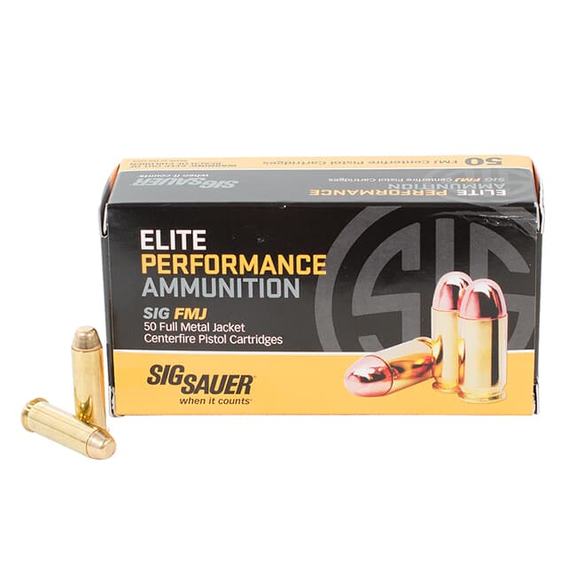 Sig Sauer Ammo 38 Special 125gr Elite Ball FMJ 50/Box E38SB1-50