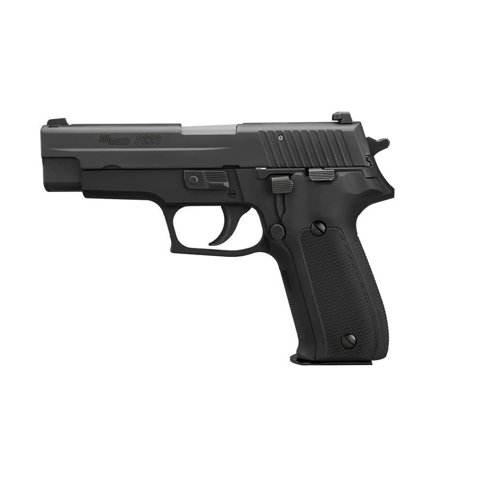 Sig Sauer P226 40th Anniversary Limited Edition 9mm 4.4" Bbl DA/SA Pistol w/(2) 15rd Steel Mags, Retro Hogue Alloy Grips, & SIGLITE E26-9-40YR