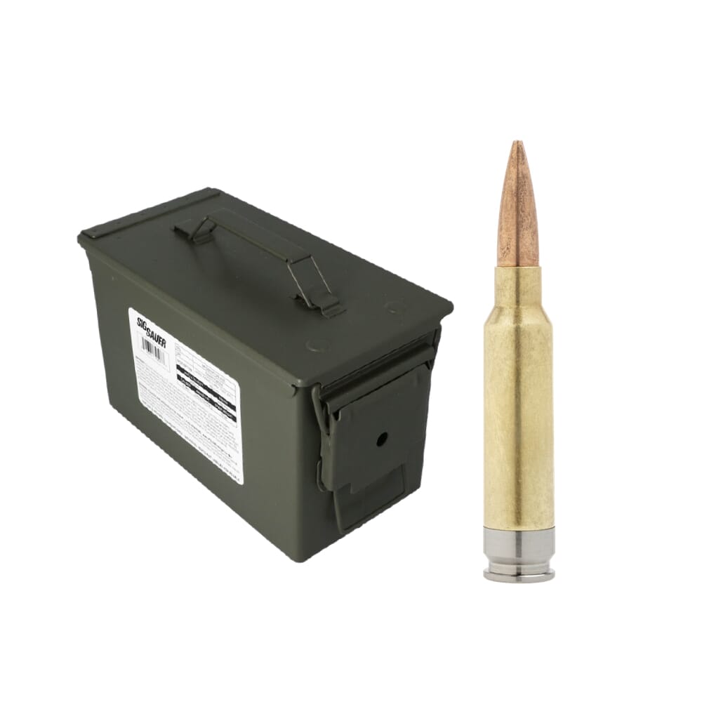 Sig Sauer Hybrid Ball .277 SIG FURY/6.8x51mm 113gr Ammo 460rds/Can w ...