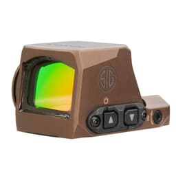Sig Sauer ROMEO-X Compact 2 MOA Red Circle Dot FDE Reflex Sight SORX1202