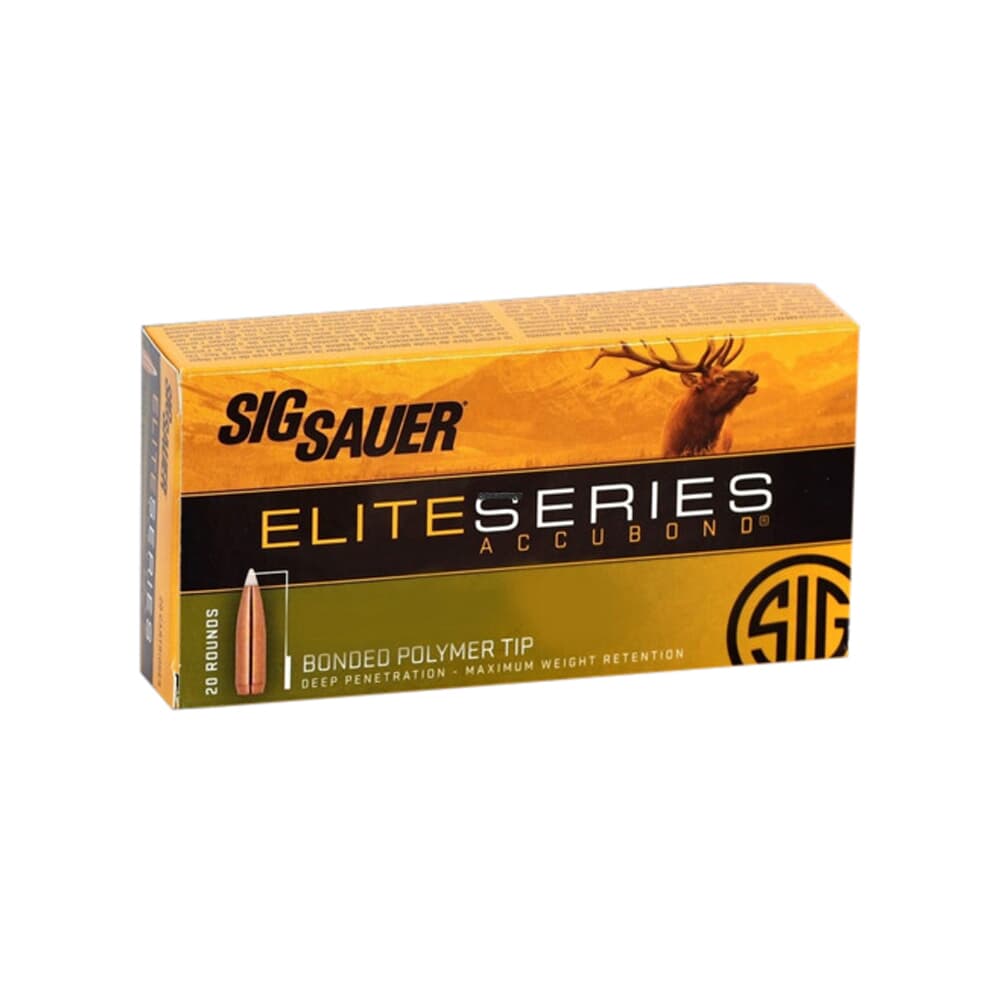 Sig Sauer Ammo 7mm Rem Mag 160gr Elite Accubond Hunting 20/Box E7RMAB160-20