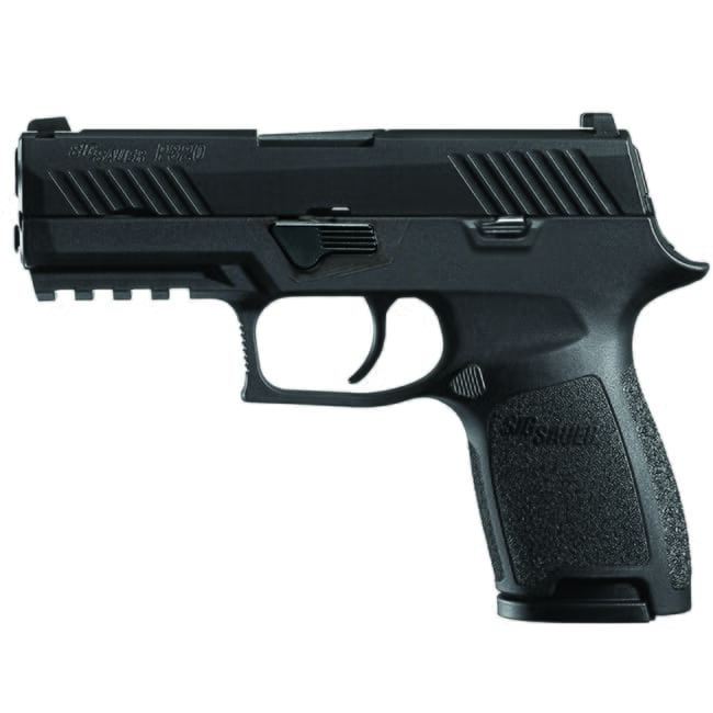 Sig Sauer P320C 9mm 3.9&quot; Nitron Black Striker Pistol w/ (2) 10Rd Mags 320C-9-B-10