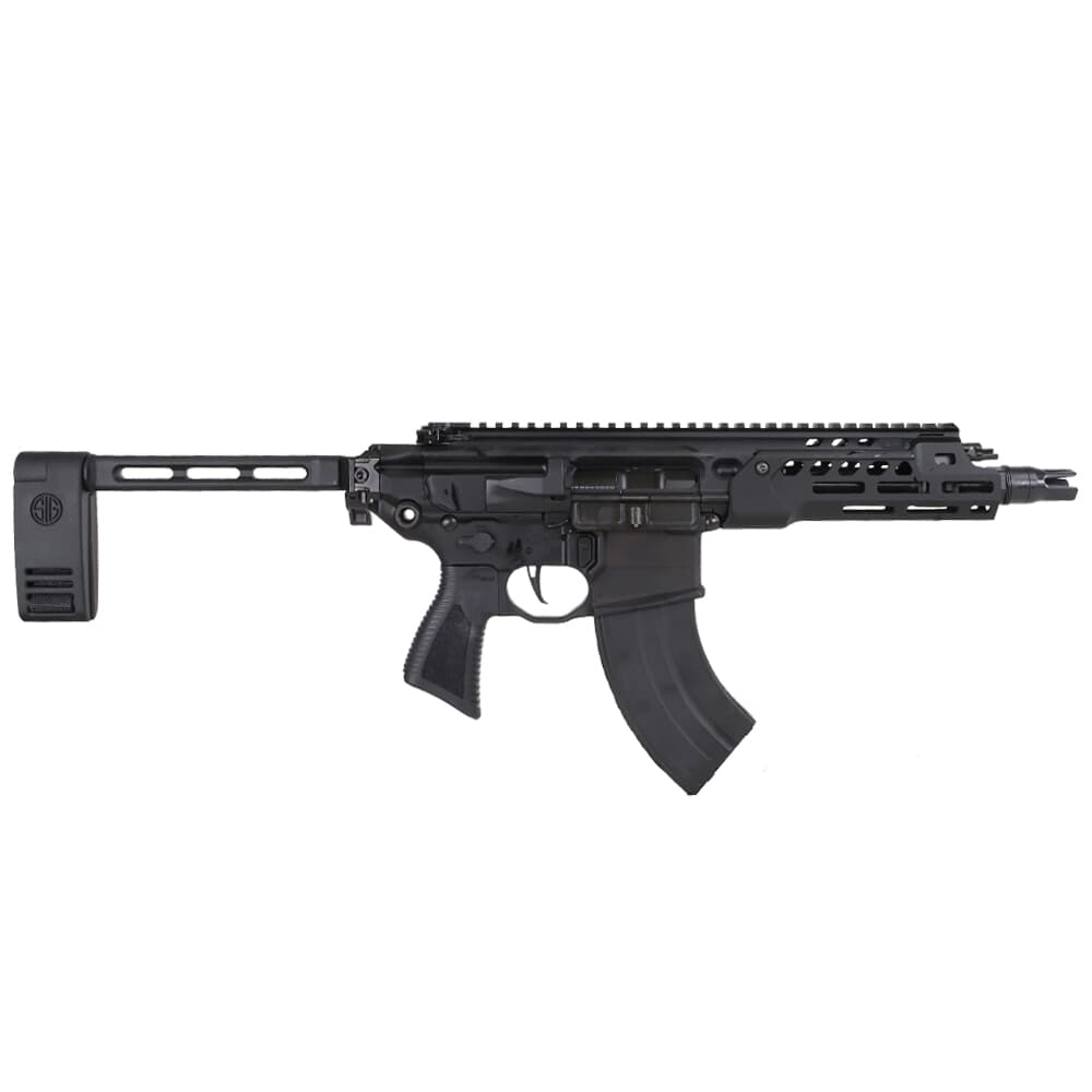 Sig Sauer MCX Rattler LT 7.62x39mm 7.75&quot; 1:9.5&quot; Bbl Pistol w/(1) 28rd Mag, M-LOK Handguard, &amp; SIG Folding Pivoting Contour Brace PMCX-762R-7B-LT-PCB