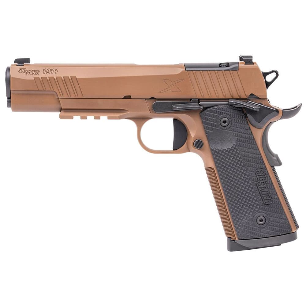 Sig Sauer 1911 XSeries .45 ACP 5&quot; Coyote Tan Optic-Ready Pistol w/XRAY3 Sights, G10 Grip &amp; (2) 8rd Steel Mags 1911XR-45-CXR3