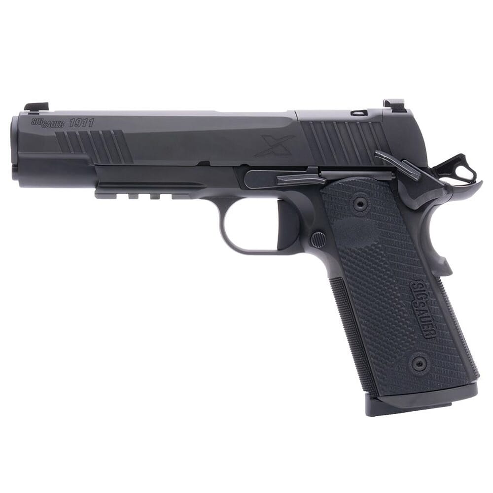 Sig Sauer 1911 XSeries .45 ACP 5" Black Optic-Ready Pistol w/XRAY3 Sights, G10 Grip & (2) 8rd Steel Mags 911XR-45-BXR3