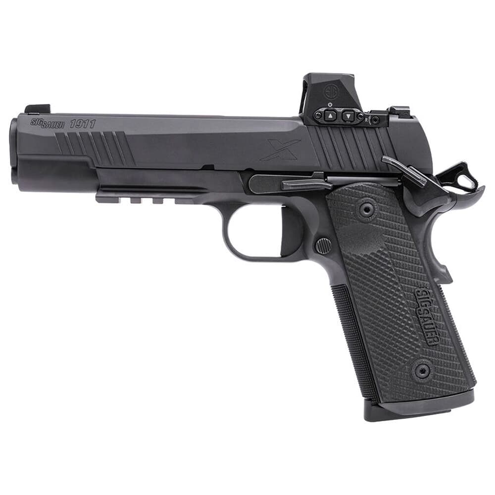 Sig Sauer 1911 XSeries .45 ACP 5&quot; Black Pistol w/RomeoX Red Dot Sight , XRAY3 Sights, G10 Grip &amp; (2) 8rd Steel Mags 1911XR-45-BXR3-RXX