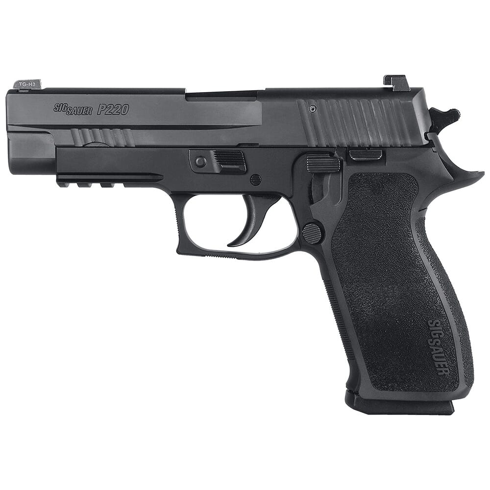 Sig Sauer P220 Elite .45 ACP DA/SA 4.4" Pistol w/SIGLITE, E2 Grip, SRT, and (2) 8rd Steel Mags 220R-45-BSE