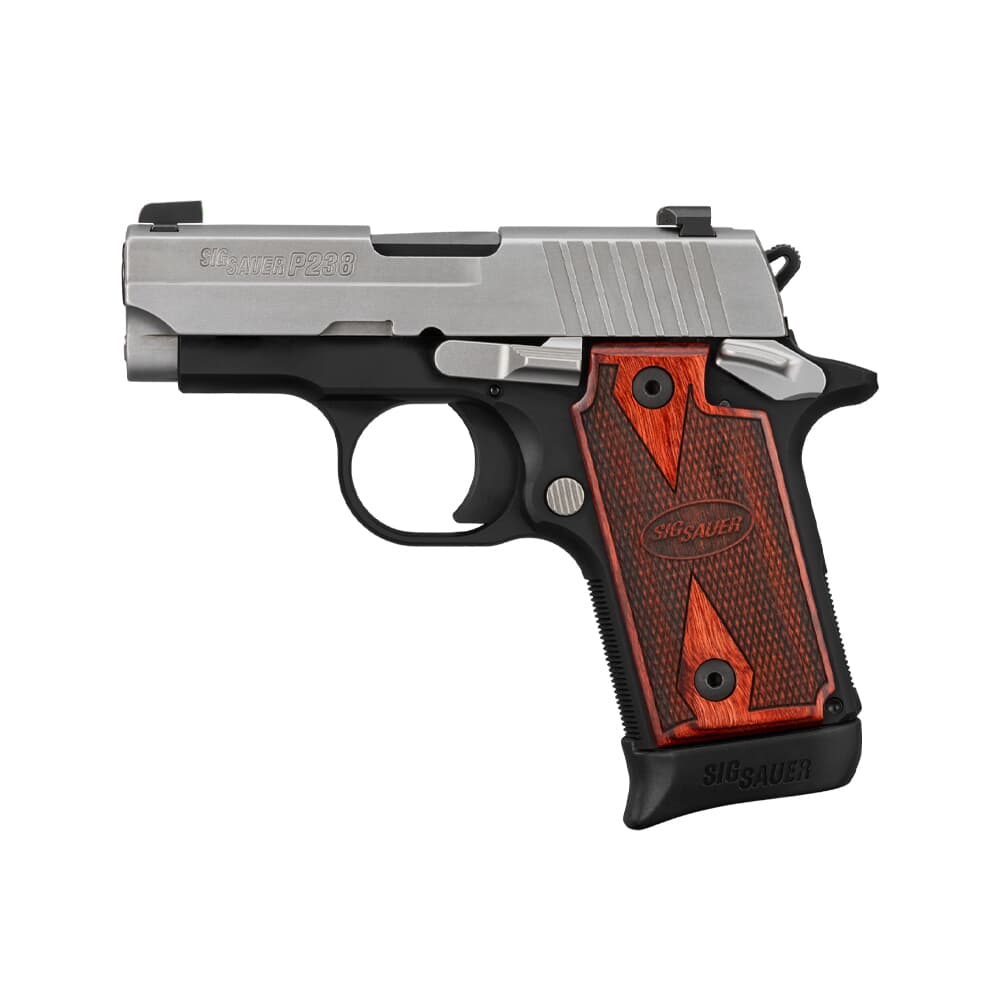Sig Sauer P238 .380 ACP 2.7&quot; Two-Tone Micro-Compact Pistol w/XRAY3, (1) 6rd &amp; (1) 7rd Steel Mag 238-380-TXR3