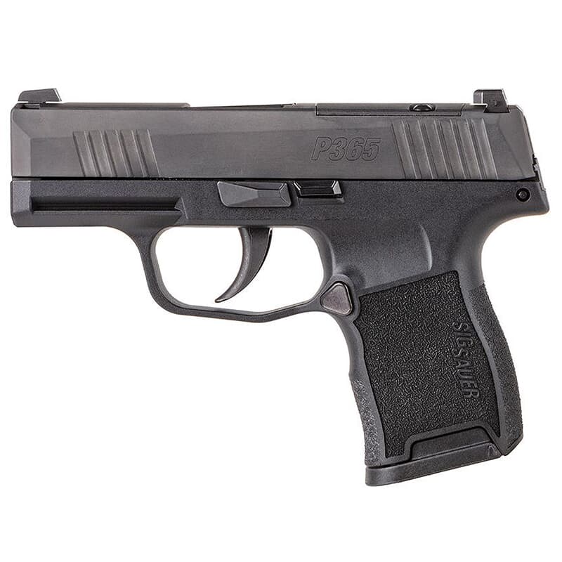Sig Sauer P365 Nitron .380 ACP Micro-Compact Semi-Auto 3.1&quot; (2) 10 Round Magazine Optics Ready Handgun 365-380-BSS