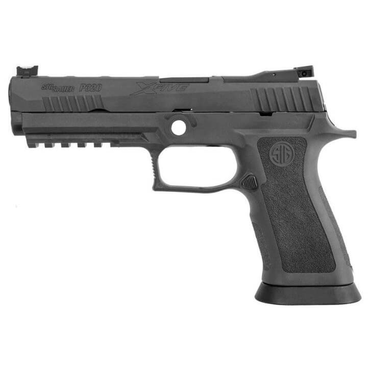 Sig Sauer Cal-X Kit P320-X5 and TXG 9mm Fiber Optic Front Caliber Exchange Kit w/R2 Adj Rear and (2) 17rd Steel Mags 8900269