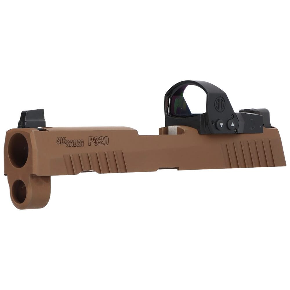 Sig Sauer P320 PRO 9mm 3.9" Bbl Coyote Brown Slide Assembly w/XRAY3 Suppressor Sights & ROMEO1PRO 8900279