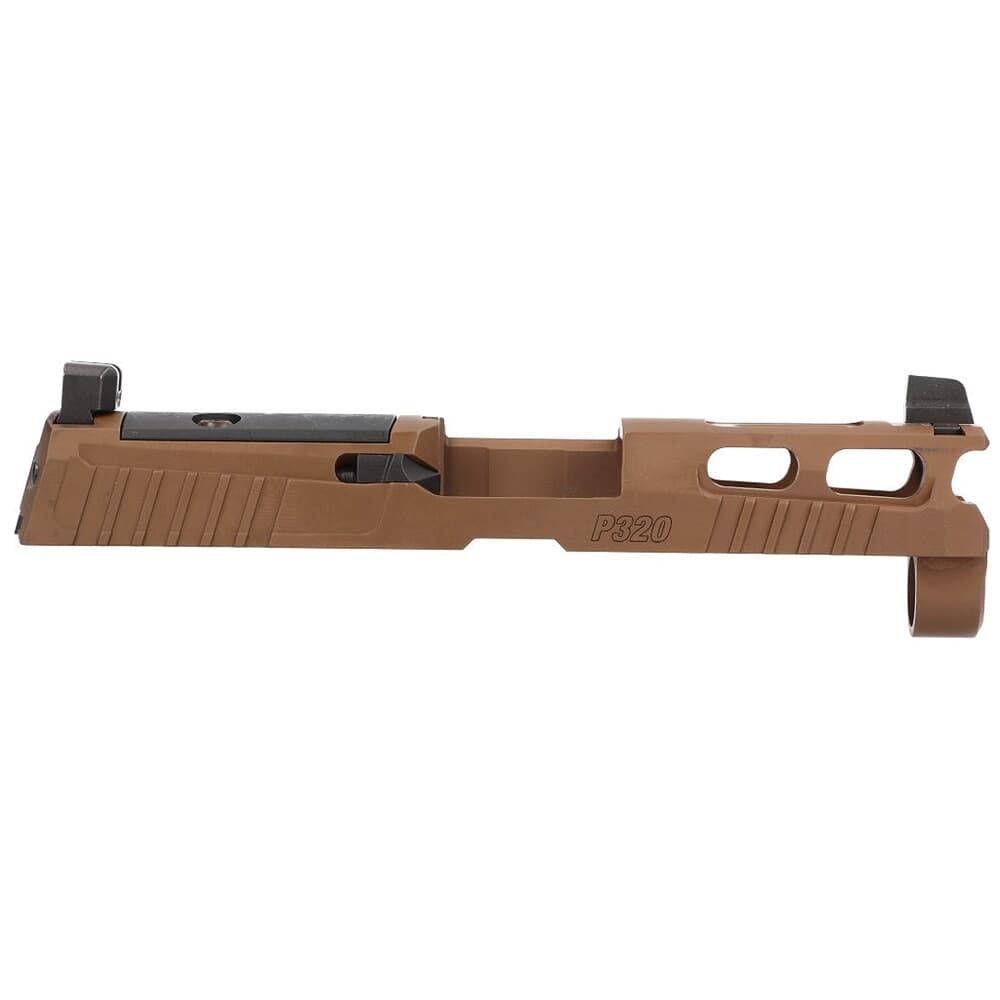 Sig Sauer P320 PRO-CUT 9mm 3.9&quot; Bbl R2 Optic Ready Coyote Tan Slide Assembly w/XRAY3 8900952