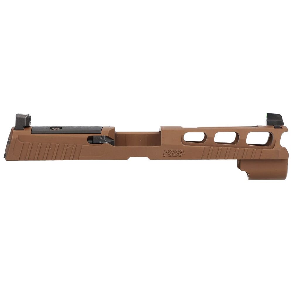 Sig Sauer P320 PRO-CUT 9mm 4.7" Bbl R2 Optic Ready Coyote Tan Slide Assembly w/XRAY3 8900953