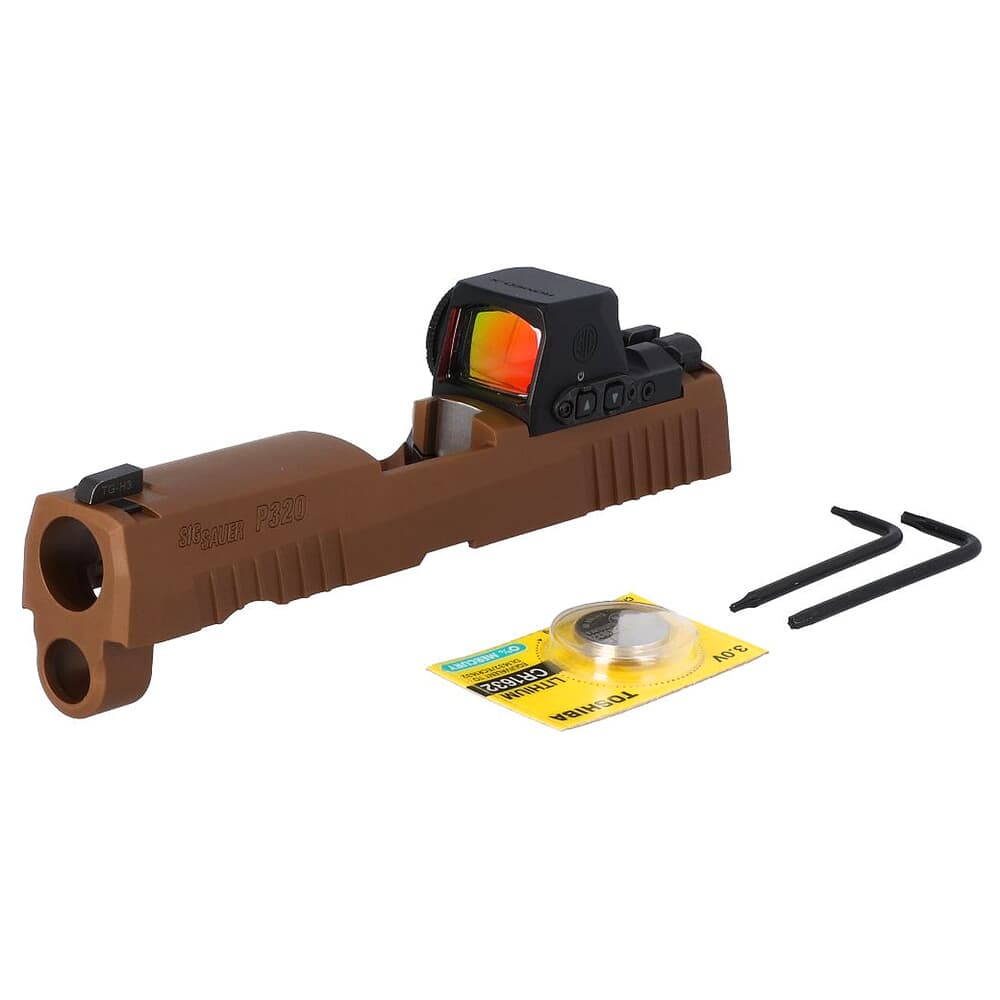 Sig Sauer P320 9mm 3.9" Bbl Coy Slide Assembly w/XRAY3 Sights & ROMEO-X PRO