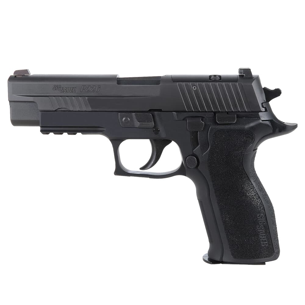 Sig Sauer P226 Elite 9mm DA/SA 4.4&quot; Optics Ready Pistol w/SIGLITE, E2 Grip, SRT, and (2) 15rd Steel Mags E26R-9-BSE-R2