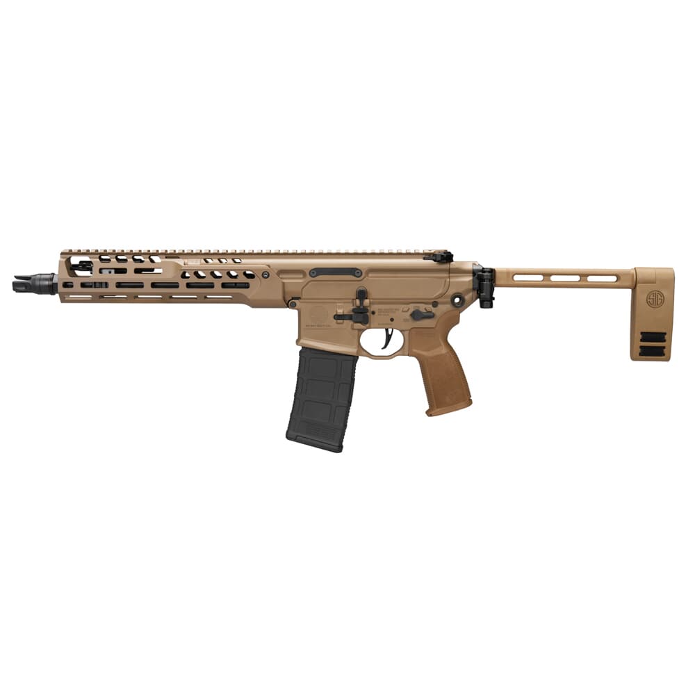 Sig Sauer MCX SPEAR-LT IR 5.56 NATO 11.5&quot; 1:7&quot; Bbl Gen II NIR FDE Pistol w/(1) 30rd Magazine PMCX-556N-11B-IR