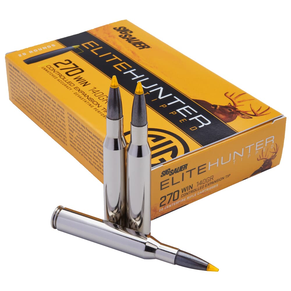 Sig Sauer Ammo .270 Win 140gr Elite Tipped Hunting 20/Box E270TH2-20