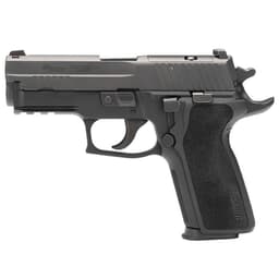 Sig Sauer P229 Elite Compact 9mm 3.9" Bbl Optics Ready Black DA/SA Pistol w/(2) 15rd Steel Mags, E2 Grip & SIGLITE E29R-9-BSE-R2
