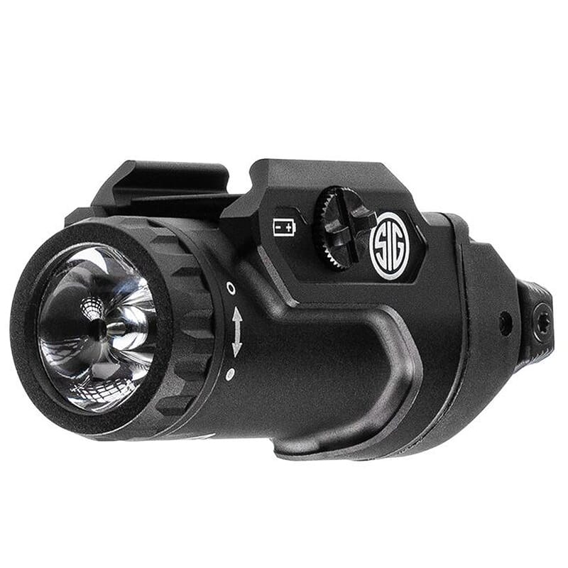 Sig Sauer FOXTROT2 Tactical Programmable 550 Lumen White Weapon Light - Fits M1913, Sig and Glock Rails SOF21000