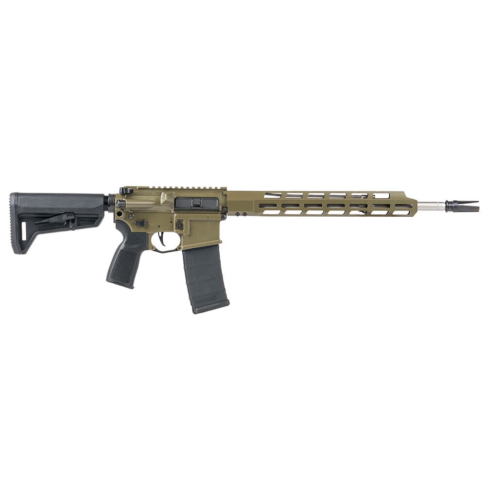 Sig Sauer M400 TREAD v2 5.56 NATO 16&quot; Bbl Moss Green Rifle w/(1) 30rd Mag, Telescopic Stock, &amp; M-LOK Handguard RM400-16B-TRD-V2G