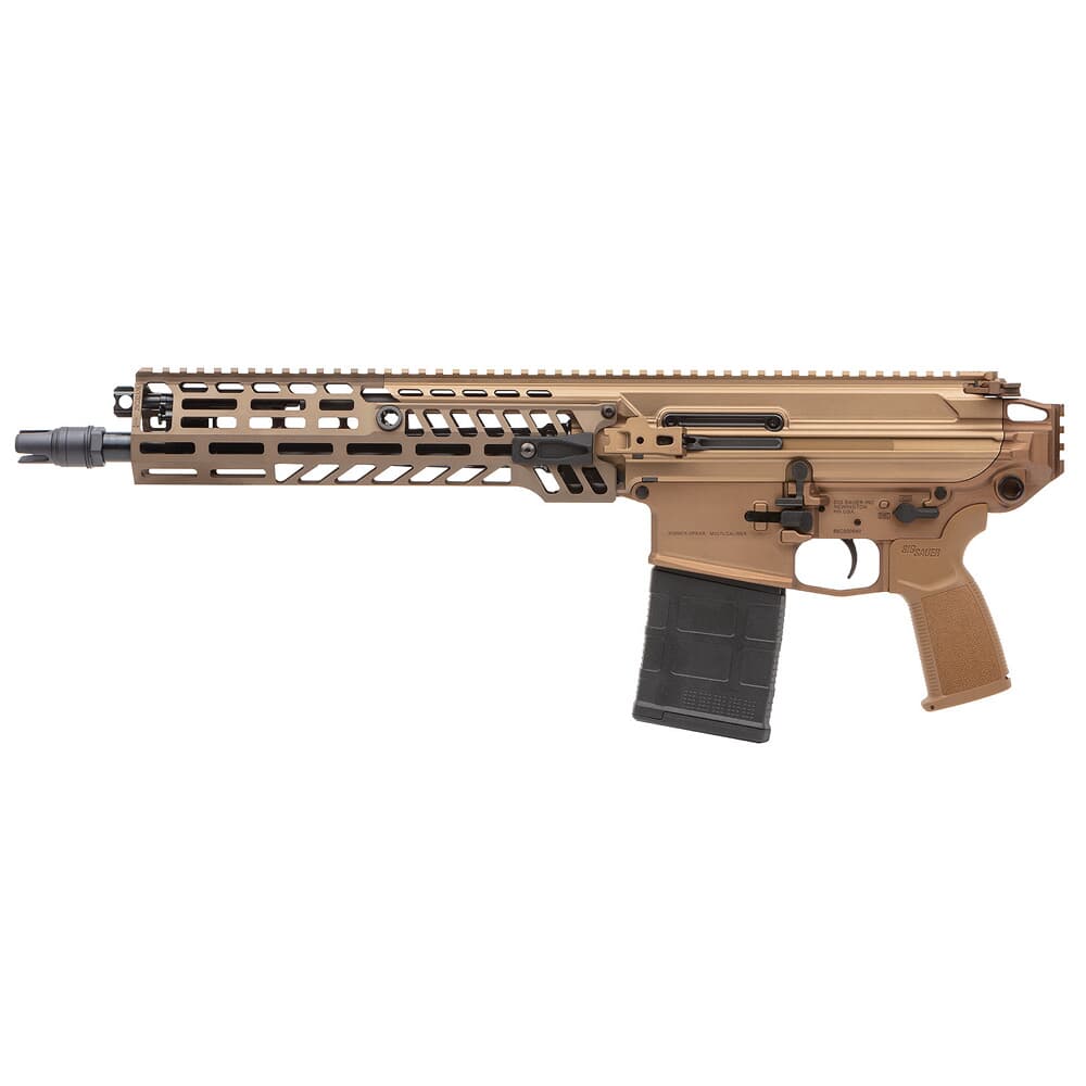 Sig Sauer MCX SPEAR 7.62x51mm NATO 13&quot; 1:10&quot; Bbl Coyote Brown Optic Ready Pistol w/(1) 20rd Magazine PSPEAR-762-13B