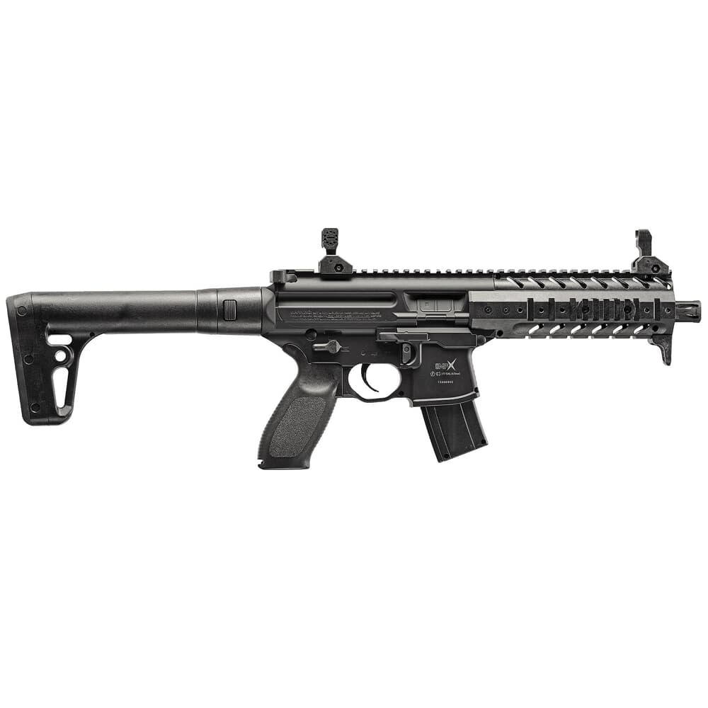 Sig Sauer MPX Air .177 Cal 88gr CO2 Air Rifle w/(1) 30rd Pellet Mag AIR-MPX-177-88G-30-BLK