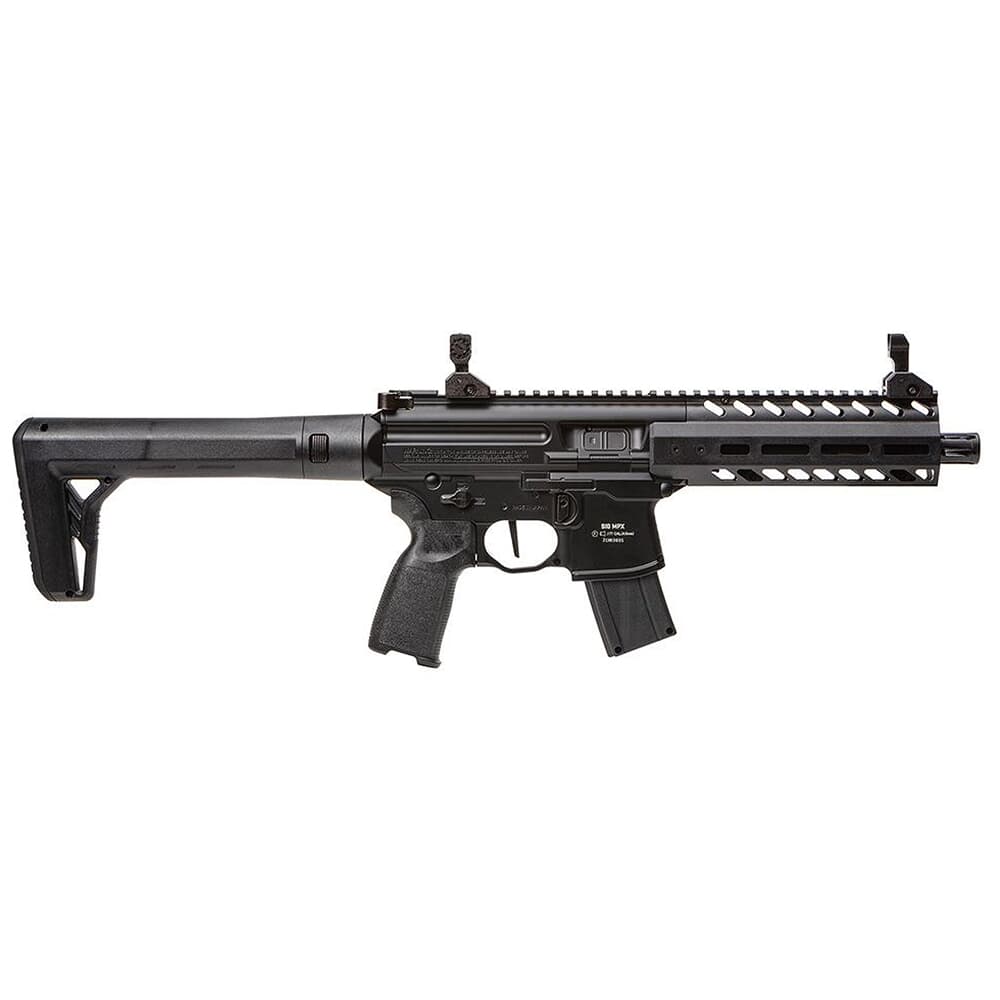 Sig Sauer MPX GEN II Air .177 Cal 90gr CO2 Air Rifle w/(1) 30rd Pellet Mag &amp; M-LOK Handguard AIR-MPX-177-G2-BLK