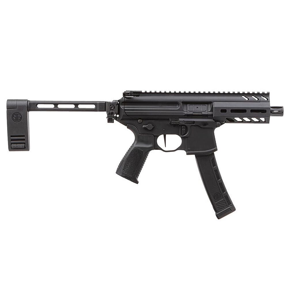 Sig Sauer MPX K PCB 9mm 4.5&quot; 1:10&quot; Bbl Blk Pistol w/PCB Folding Brace, M-LOK Handguard, &amp; (1) 35rd Mag PMPX-4B-9-35
