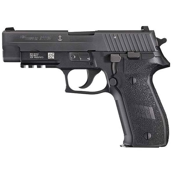 Sig Sauer P226 MK25 9mm DA/SA 4.4&quot; MA Compliant Pistol w/SIGLITE, USN Anchor, UID, and (3) 10rd Steel Mags MK-25-MA