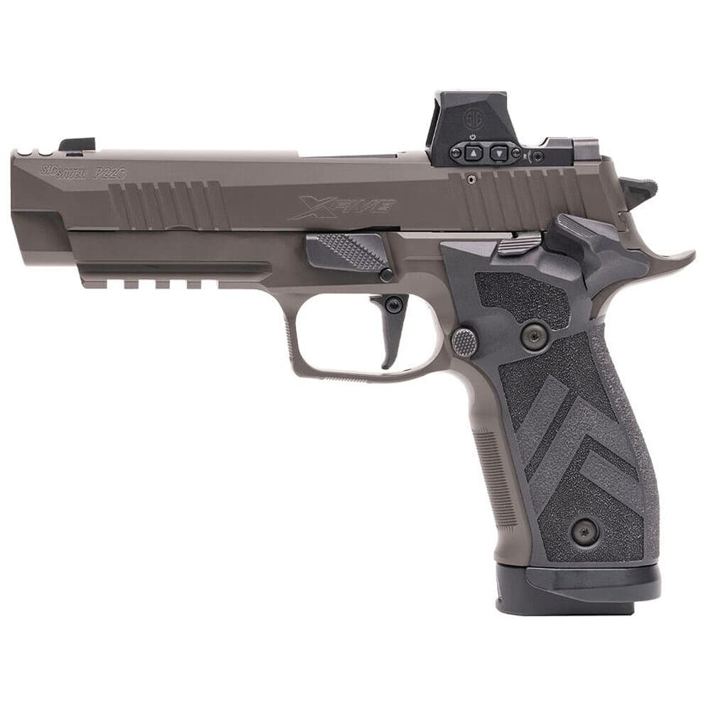 Sig Sauer P226 XFIVE 9mm 4.4&quot; Bbl Legion Gray Pistol w/(3) 20rd Steel Mags, XRAY3, &amp; ROMEO-X Pro 226X5-9-LEGION-RXX
