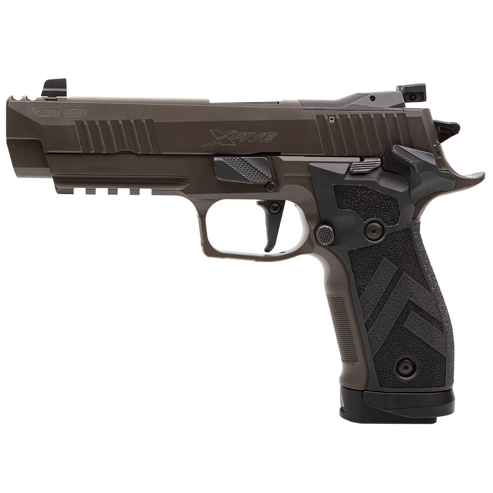 Sig Sauer P226 XFIVE Legion 9mm 4.4&quot; Bbl SAO Optics Ready Gray Pistol w/(3) 20rd Magazines 226X5-9-LEGION