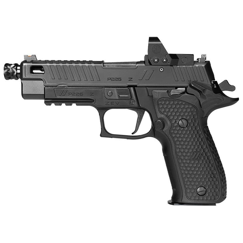 Sig Sauer P226 ZEV 9mm 4.9" SAO Pistol w/ ROMERO1Pro & (3) 15rd Mags E26R-9-ZEV-SAO-TB-RXP