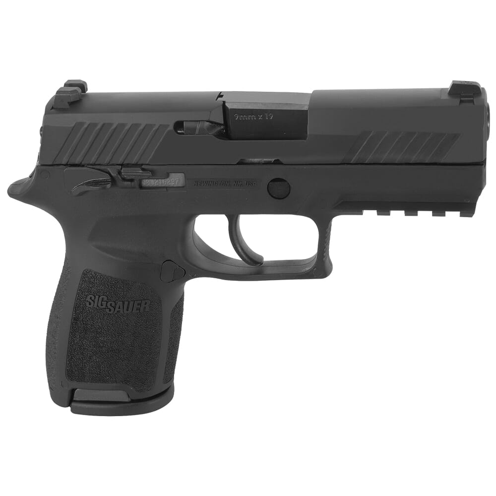 Sig Sauer P320 Nitron 9mm 3.9" MA Compliant Pistol w/SIGLITE, (2) 10rd Steel Mags, and Manual Safety 320C-9-BSS-MS-MA