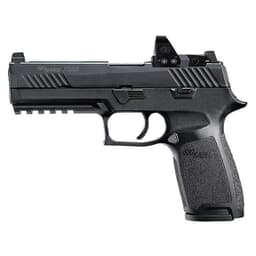 Sig Sauer P320 Nitron 9mm 4.7" Compliant Pistol w/ROMEO1PRO, Rail, Contrast Sights, and (2) 10rd Steel Mags 320F-9-B-RXP-10