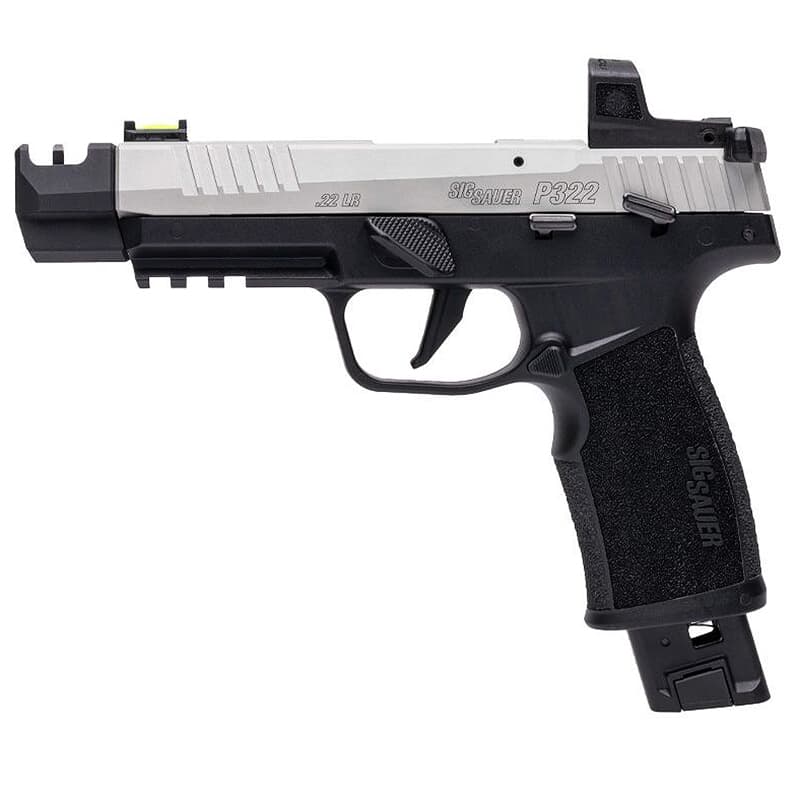 Sig Sauer P322 .22LR 2-Tone 4&quot; Threaded Bbl Pistol w/ Romeo Zero Elite 3MOA Red Dot Optic Installed w/ (1) 20rd &amp; (1) 25rd Mags 322C-T-COMP-RXZE