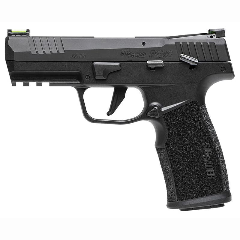 Sig Sauer P322 .22 LR 4&quot; Bbl Optics Ready Manual Safety SAO Pistol w/(2) 10rd Mags 322C-BAS-10