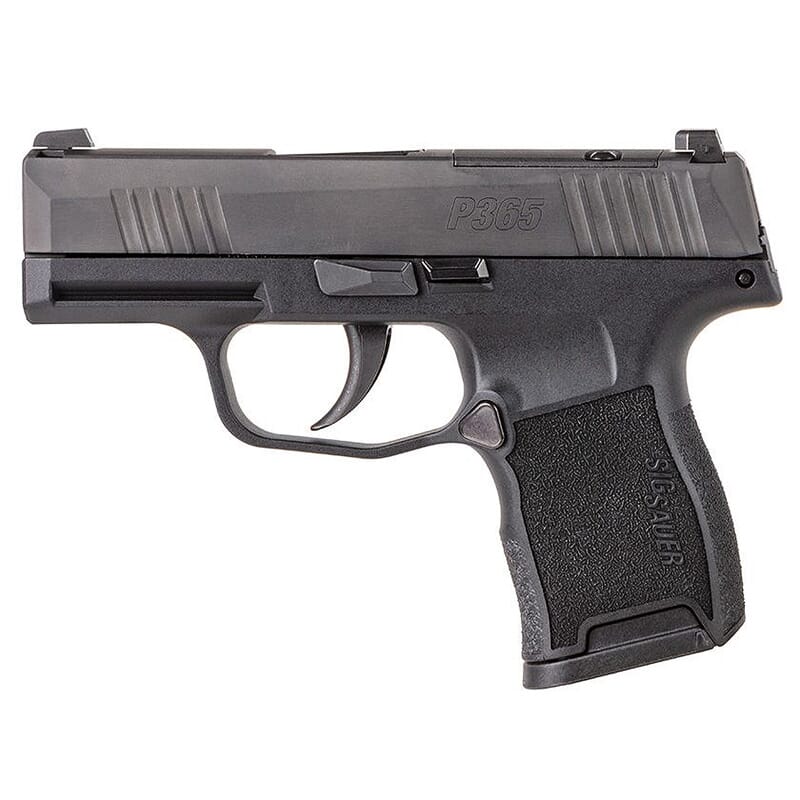 Sig Sauer P365 .380 ACP 3.1" Bbl MA Compliant Pistol w/(2) 10rd Mags, SIGLITE & Manual Safety 365-380-BSS-MS-MA