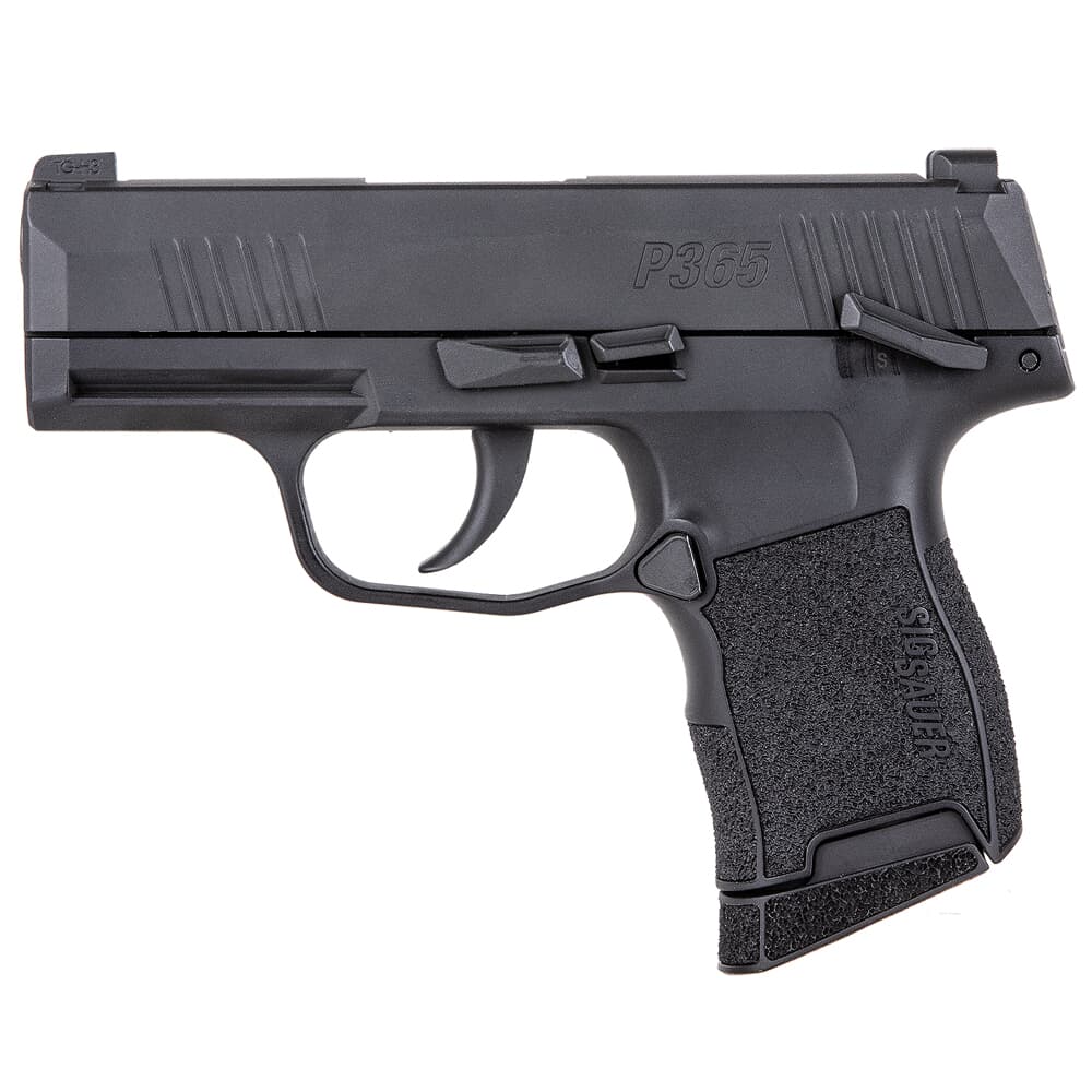Sig Sauer P365 Air 4.5mm Cal CO2 Steel BB Gun w/(1) 20rd BB Mag, Full Blowback Metal Slide &amp; Green Hi-Viz 3-Dot Fixed Sights AIR-P365-BB