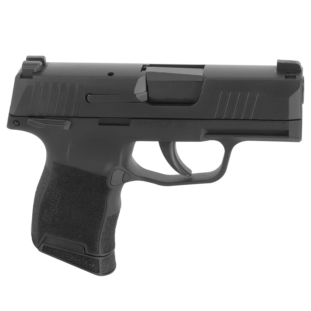 Sig Sauer P365 Nitron 9mm 3.1" MA Compliant Pistol w/X-RAY3, (2) 10rd Steel Mags, and Manual Safety 365-9-BXR3-MS-MA