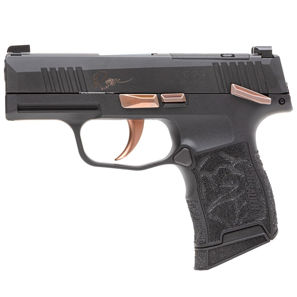 Sig Sauer P365 Rose .380 ACP 3.1" Bbl Pistol Kit w/Vaultek Lifepod Pistol Safe, Dummy Rounds, QuickStart Guide & (2) 10rd Mags 365-380-ROSE-MS